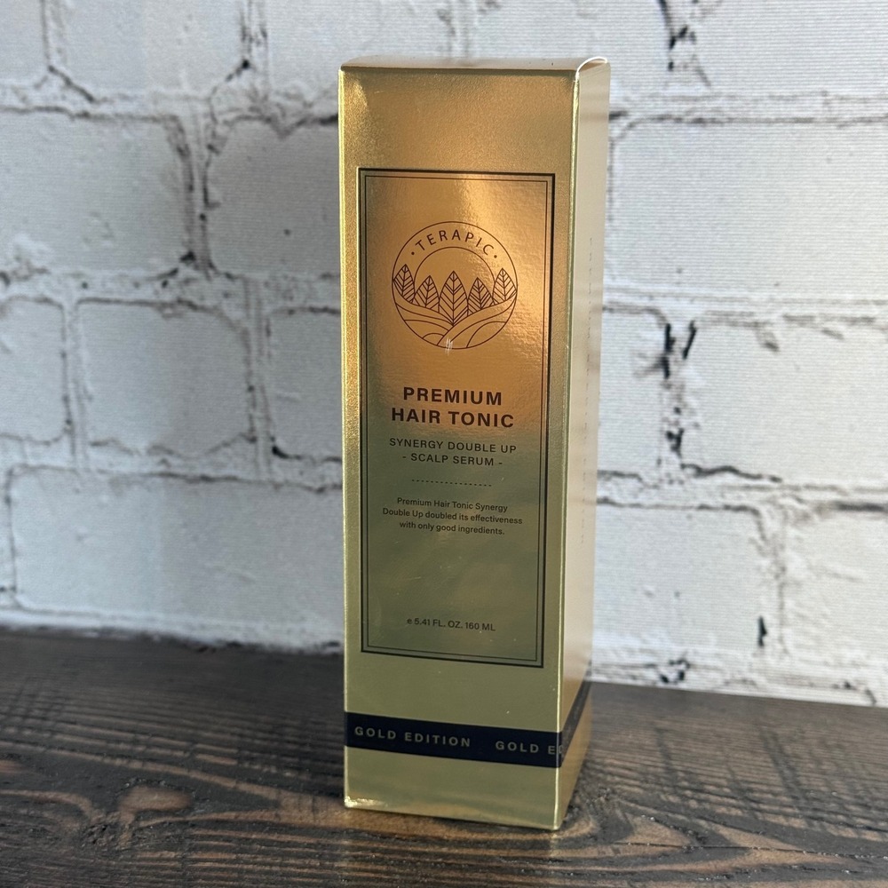 Terapic Premium Hair Tonic Scalp Serum 160ml Gold Edition New Synergy Double Up